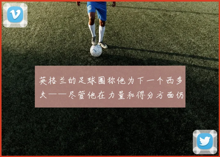 英格兰的足球圈称他为下一个西多夫——尽管他在力量和得分方面仍需进步